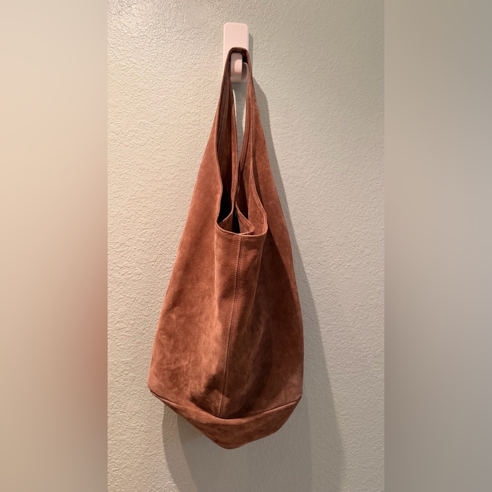claudia firenze slouchy suede bag